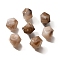 Acrylic Beads, Imitation Gemstone Beads, Polygon, Faceted, Coconut Brown, 10x10x10mm, Hole: 1.5mm, about 570pcs/500g