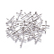 Non-Tarnish 304 Stainless Steel Pendants, Cross, Stainless Steel Color, 16x9.5x0.7mm, Hole: 1.2mm