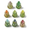 Lampwork Beads, Gourd, Mixed Color, 21.5~22x16~16.5mm, Hole: 2mm