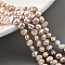 Natural Cultured Freshwater Pearl Beads Strands, Two Sides Polished, Grade 7A, PeachPuff, 3~4mm, Hole: 0.5mm, about 48pcs/strand, 6.89''(17.5cm)