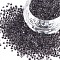 12/0 Glass Seed Beads, Transparent Inside Colours, Round Hole, Round, Gray, 12/0, 2~2.5x1.5~2mm, Hole: 0.8mm, about 3333pcs/50g