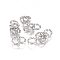 Tarnish Resistant 304 Stainless Steel Twisted Jump Rings, Open Jump Rings, Round Ring, Stainless Steel Color, 21 Gauge, 4x0.7mm, Inner Diameter: 2.6mm