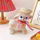 Соломенная шляпа miini ручной работы DIY-WH0578-17-6