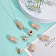 8 комплект деревянных подвесок для флаконов духов WOOD-CA0001-70-4