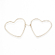 Латунные крючки для сережек KK-T038-429G-1