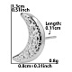 Женские серьги-гвоздики Moon из нержавеющей стали VJ0949-9-1