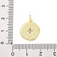 Латунные микро проложить кубического циркония подвески KK-D325-55G-3