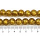 Стеклянные бусины FOIL-F002-01G-5