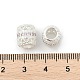 Латунные микро проложить Цирконий Европейский бисером KK-P297-05S-3