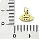 Латунные микро проложить кубического циркония подвески KK-H475-25G-02-3