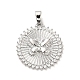 Латунные микро проложить кубического циркония подвески KK-H455-25P-1