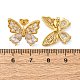 Серьги-гвоздики из циркония EJEW-D322-02G-5