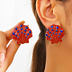 Серьги-гвоздики в форме ракушки из сплава HJ5098-1