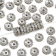 Латунные бусины разделители для поставки стразов RB-A014-L10mm-01P