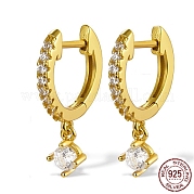 Серьги-кольца из стерлингового серебра ZB6013-3