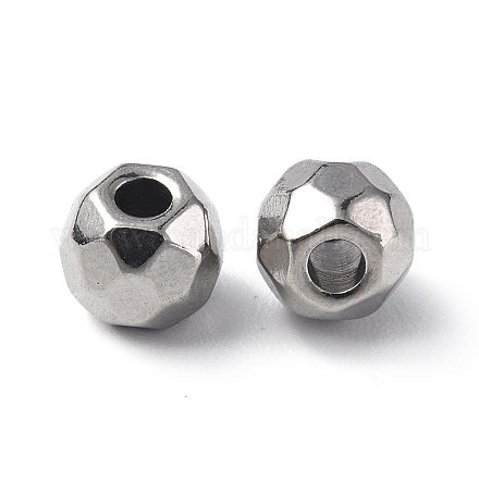 Бусины из нержавеющей стали 201 STAS-G298-08C-P-1