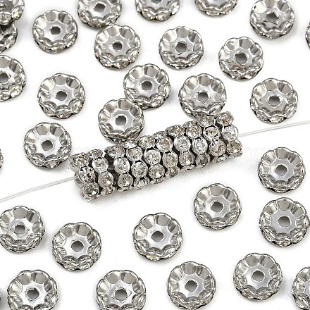 Латунные бусины разделители для поставки стразов RB-A014-L10mm-01P-1