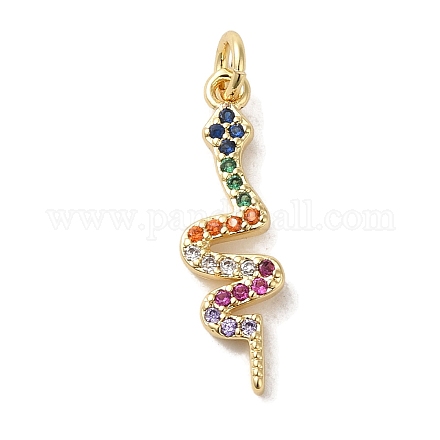 Латунные микро проложить кубического циркония подвески KK-R162-034D-G-1