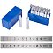PandaHall Elite 27 pcs Iron Number And Symbols Metal Stamp Set 6-8mm With Number 0 to 9 and 17 Different Symbols For DIY Jewelry Making