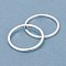 Brass Linking Rings, Long-Lasting Plated, Round Ring, 925 Sterling Silver Plated, 15x1mm, Inner Diameter: 13mm