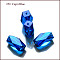 Imitation Austrian Crystal Beads, Grade AAA, K9 Glass, Faceted, Column, Dodger Blue, 8x5.5mm, Hole: 0.7~0.9mm