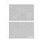 A3 Plastic Cutting Mat, Cutting Board, for Craft Art, Rectangle, Silver, 30x45cm