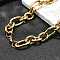 Ion Plating(IP) 304 Stainless Steel Mother and son Chain Necklaces, with Lobster Clasps, Golden, 17.7 inch(44.9cm)
