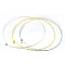 Brass Necklace Making, Rigid Necklaces, Mixed Color, 140mm