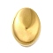 304 Stainless Steel Pendants, Oval Charms, Real 18K Gold Plated, 31.5x24.5x10.5mm, Hole: 3.5mm
