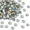 Preciosa® Crystal Hotfix Flatback Stones, Czech Crystal, Round(438 11 612 Chaton Rose VIVA 12 ®), 80250 200 Acid Yellow AB, SS10(2.7~2.9mm)