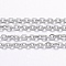 Tarnish Resistant 304 Stainless Steel Cable Chains, with Spool, Flat Oval, for Jewelry Making, Soldered, Stainless Steel Color, 2x1.5x0.4mm, about 65.61 Feet(20m)/roll