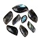 Import Natural Labradorite Cabochons, Mixed Shapes, 26.5~53.5x12~27x6~17mm