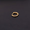 Brass Micro Pave Clear Cubic Zirconia Hoop Earrings, Golden, Ring, 8mm
