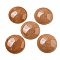 Natural Red Aventurine Cabochons, Flat Round, 30x7~8.5mm