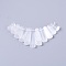 Natural Calcite Pendant Sets, Graduated Fan Pendants, Focal Beads, Trapezoid, White, 15.5~38.5x8.5~10x5~7mm, Hole: 1mm, 11pcs/set