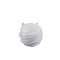 Twisted Ball Scented Candle Food Grade Silicone Molds, Candle Making Molds, Aromatherapy Candle Mold, White, 5.7x5.1x5.1cm
