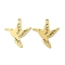 Ion Plating(IP) 201 Stainless Steel Pendants, Laser Cut, Bird Charm, Golden, 28x25x1mm, Hole: 2mm