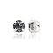 Preciosa® MAXIMA Crystal in Sew-On Cup, Czech Crystal, 719 35 021 Chaton(Round), Silver, 00030 260 NightFall, SS16(3.8~4mm)