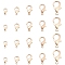 100Pcs 5 Styles Zinc Alloy Lobster Claw Clasps, Parrot Trigger Clasps, Cadmium Free & Lead Free, Jewelry Making Findings, Rose Gold, 10~21x6~12mm, Hole: 1~2mm, 20pcs/style