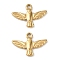 304 Stainless Steel Charms, Golden, Bird, 8.5x12x1.5mm, Hole: 1mm