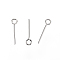 Tarnish Resistant 304 Stainless Steel Eye Pin, Stainless Steel Color, 15mm, Hole: 2mm, Pin: 0.8mm