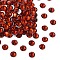 Preciosa® MAXIMA Crystal No Hotfix Flatback Stones, Czech Crystal, Dura Foiling, Round(438 11 615 Chaton Rose), 90075 Red Velvet, SS6(1.9~2.1mm)