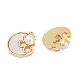 Подвески из латуни из натуральных ракушек KK-U058-05G-2