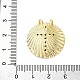 Латунные микро проложить кубического циркония подвески KK-S510-34G-01-3
