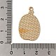 Подвески из эмали из сплава золотого тона на День Благодарения X-ENAM-M002-02N-G-3