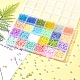 288 г 24 стилей стеклянных бусин SEED-FS0001-26B-8