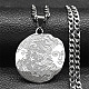 Не тускнеющие подвески из нержавеющей стали 201 NJEW-C042-06P-1
