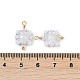 Непрозрачные акриловые подвески KK-K296-04B-G-3