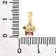 Латунные микро проложить кубического циркония подвески KK-D356-05D-G-3