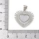 Латунные микро проложить кубического циркония подвески KK-P323-11F-P01-3